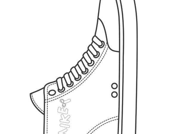 Mikey’s Shoe Coloring Worksheet