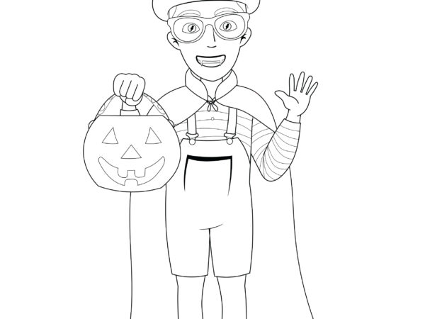 Halloween Coloring Sheet